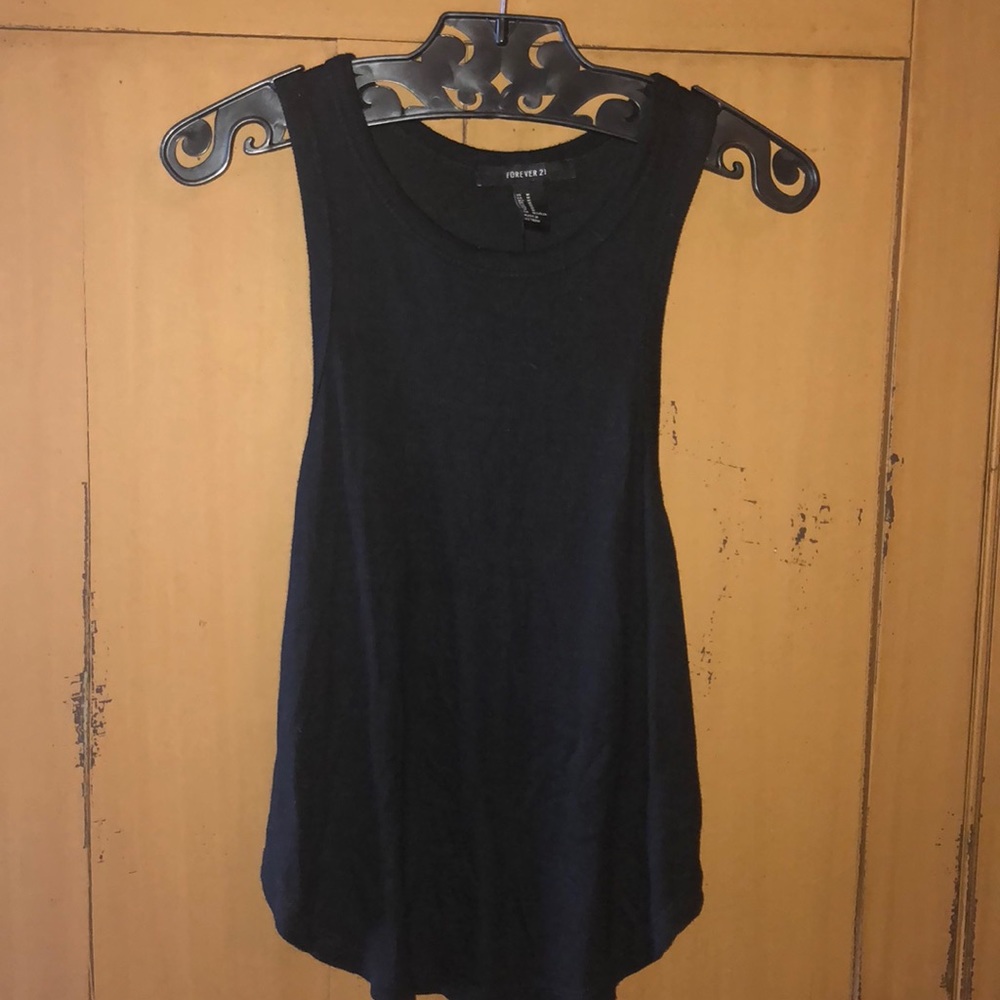 Black forever 21 crop top tank